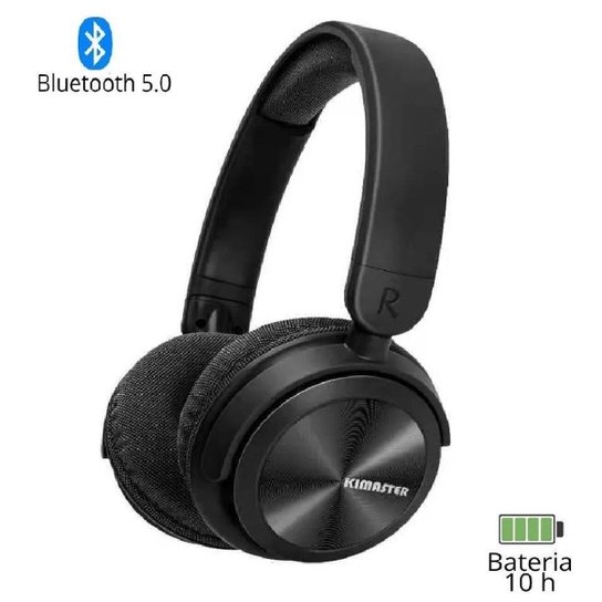 Fone Headphone Bluetooth Wireless Kimaster K9 10 Hora Selo Anatel