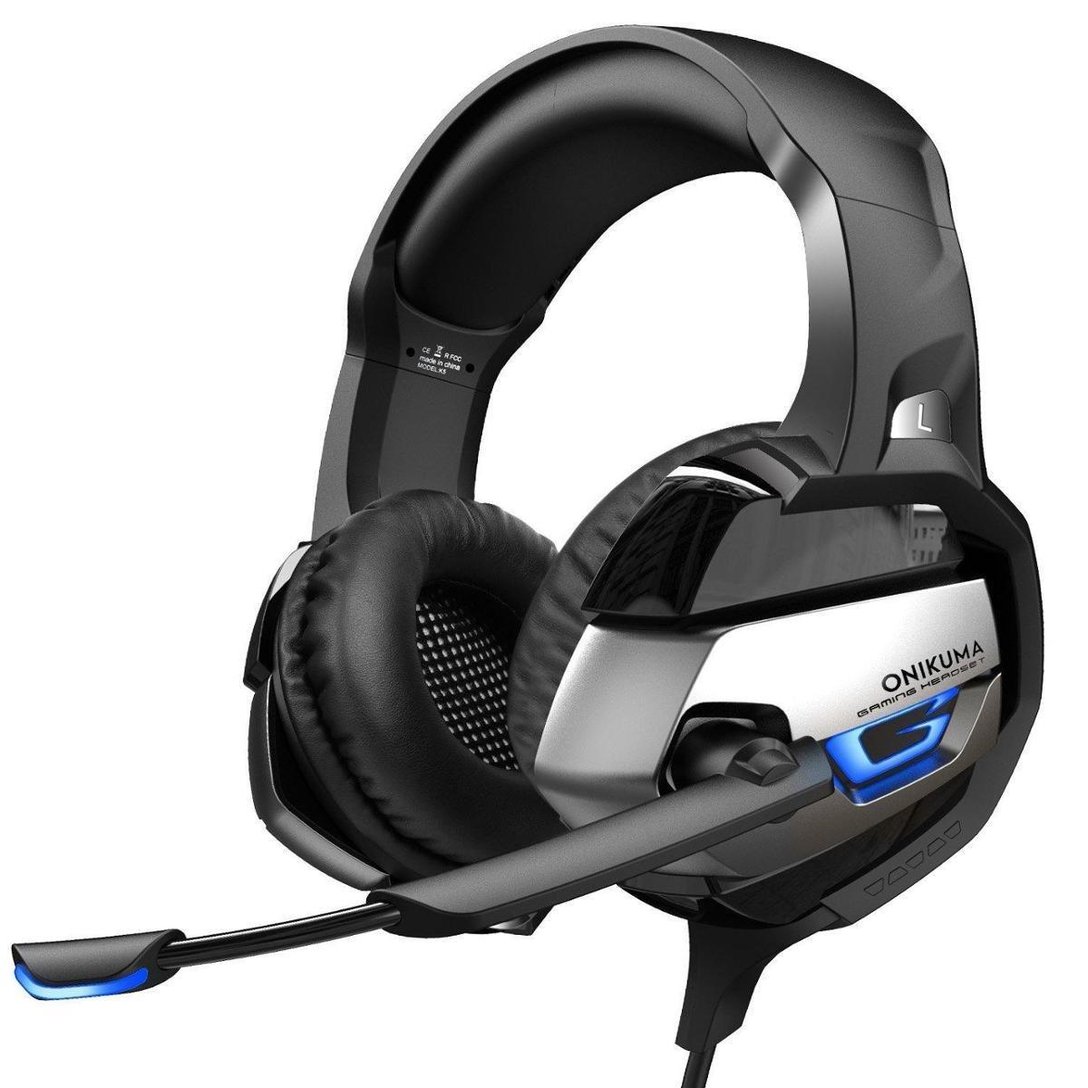 Fone Headset Gamer para PC Celular e Videogame K5 Cinza Netshoes