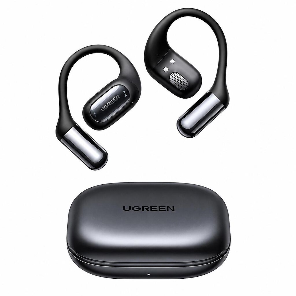 Fones de ouvido abertos UGREEN FitBuds, Bluetooth 6.0, áudio espacial, 30 horas