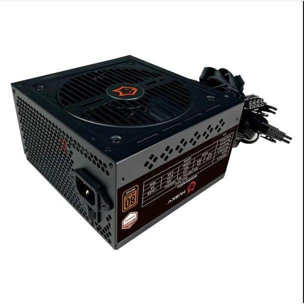 Fonte Husky Sledger 650W, 80 Plus Bronze, Cybenetics Bronze, PFC ativo, Bivolt - HFN650PT