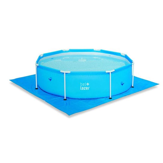 Forro para Piscina 2300 litros Bel Lazer - Azul Menor preço em Forro para Piscina 2300 litros Bel Lazer - Azul