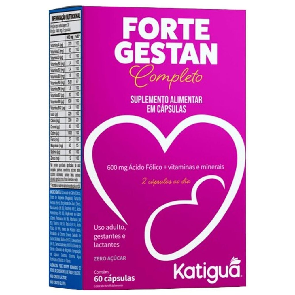 Fortegestan Completo - 60 Cápsulas - Katiguá