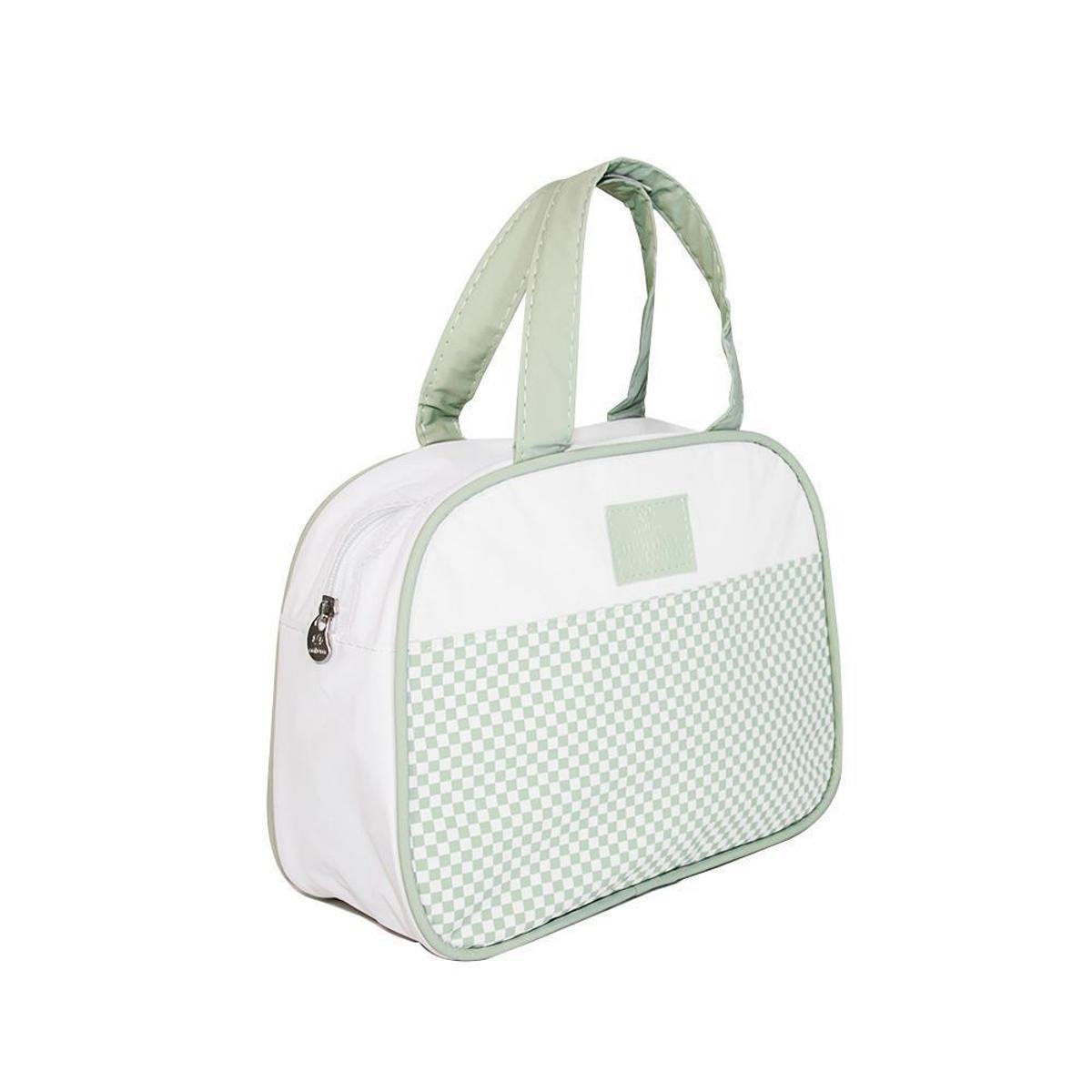 Frasqueira Necessaire Bolsa de Mão Mamãe Bebê Natura - Verde | Netshoes