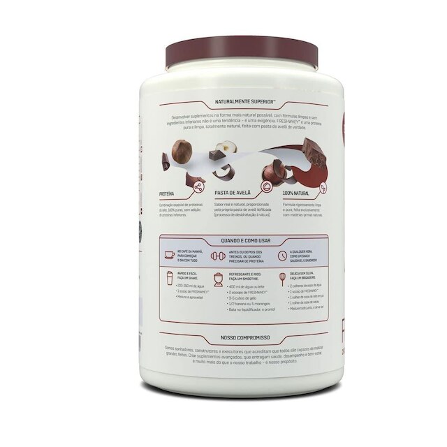 Fresh Whey 3w Isolado Hidro Chocolate Belga e Avela 900g Dux