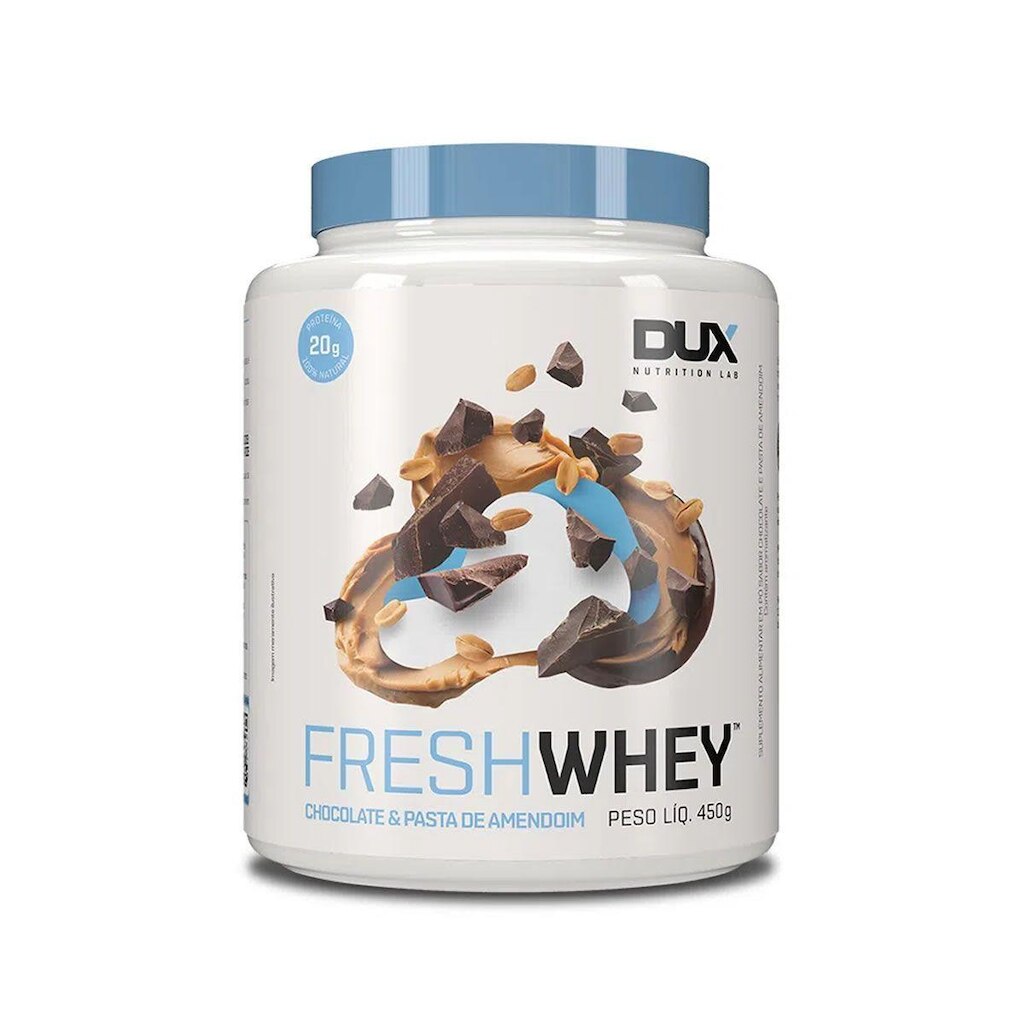 Fresh Whey - 450g Chocolate e Pasta de Amendoim - Dux Nutrition
