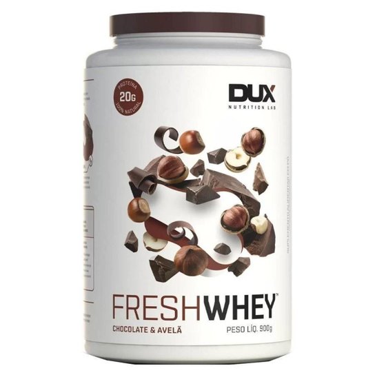 Fresh Whey - 900g - Chocolate Belga e Avelã - Dux Nutrition Menor preço em Fresh Whey - 900g - Chocolate Belga e Avelã - Dux Nutrition
