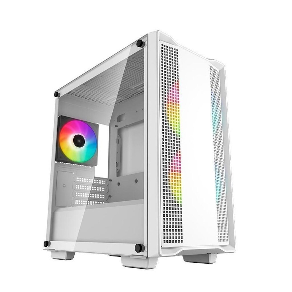 Gabinete Gamer Deepcool CC360 WH Full Tower, ARGB, M-ATX, Lateral em Vidro-R-CC360-WHAPM3-G-1