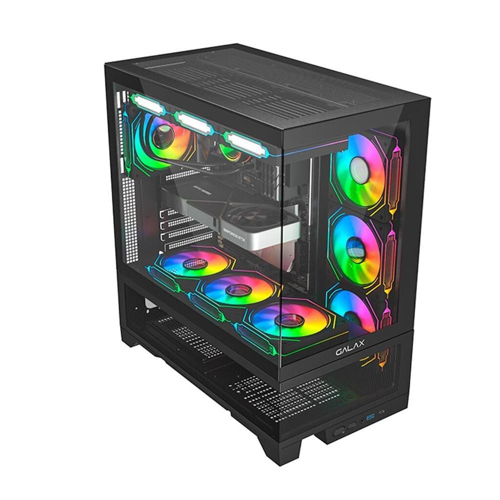 Gabinete Gamer Galax Centaurus Mid Tower ATX Sem Fans