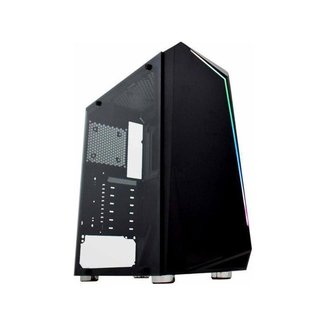 Gabinete Gamer K-Mex Hawk IV CG-35KR RGB Preto