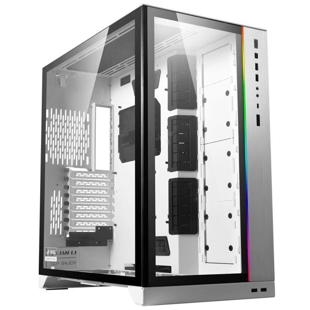 Gabinete Gamer Lian Li PC-O11D XL ROG, Full Tower, RGB, Lateral e Frontal-PC-011 DYNAMIC O11DXL-W