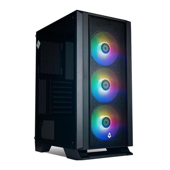 Gabinete Gamer Mancer Narok, RGB, Mid-Tower, Lateral de Vidro, Com 3 Fans, Preto, MCR-NRK-RGB01 - Preto Menor preço em Gabinete Gamer Mancer Narok, RGB, Mid-Tower, Lateral de Vidro, Com 3 Fans, Preto, MCR-NRK-RGB01 - Preto