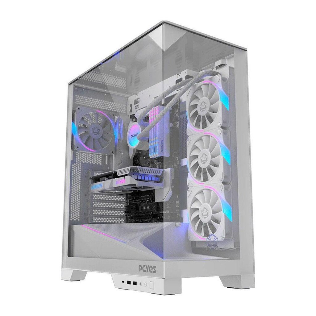 Gabinete Gamer Pcyes Forcefield Dome Ghost Sem Fans