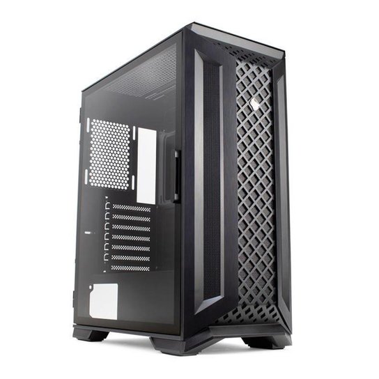 Gabinete Gamer Pichau Mizar Lateral De Vidro Preto, PG-MZR-BL01 - Preto