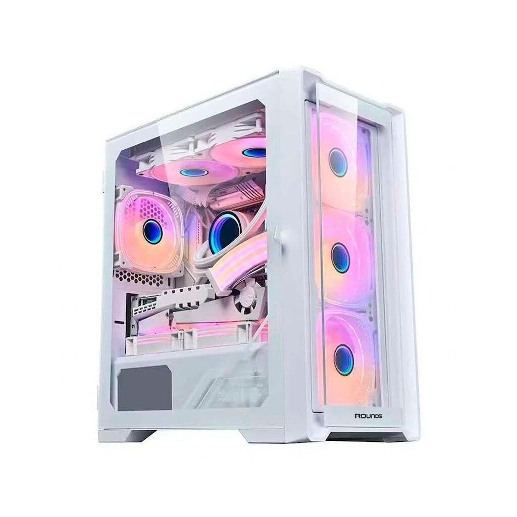 Gabinete Gamer Round5 Astra Mid Tower M-ATX Sem Fan