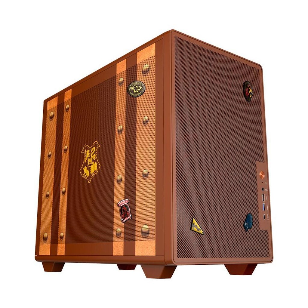 Gabinete Redragon Harry Potter Magic Trunk Sem Fans Marrom