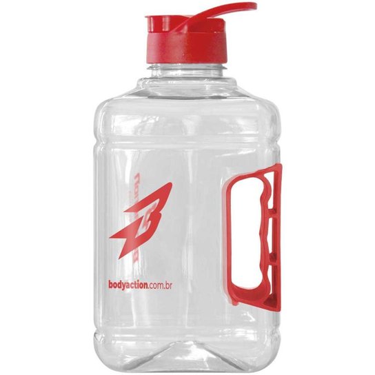 Galão Academia Tank Resist Garrafa Água 2 Litros Bodyaction Cor Vermelho Menor preço em Galão Academia Tank Resist Garrafa Água 2 Litros Bodyaction Cor Vermelho