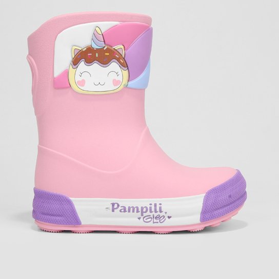 Galocha Infantil Pampili Menina - Rosa Claro Menor preço em Galocha Infantil Pampili Menina - Rosa Claro
