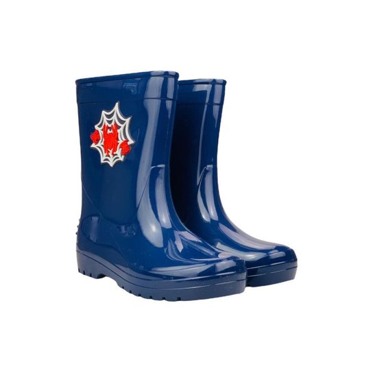 Galocha Teia Aranha Marinho Menino Infantil Netkids - Preto Menor preço em Galocha Teia Aranha Marinho Menino Infantil Netkids - Preto