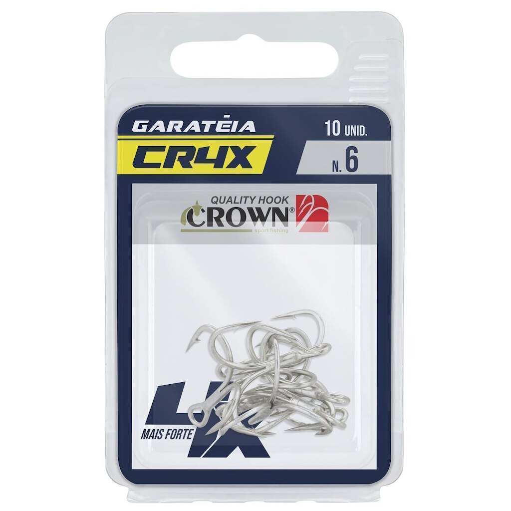 Garatéia CR4X NIQ. Nº6 c/ 10 Un - Crown