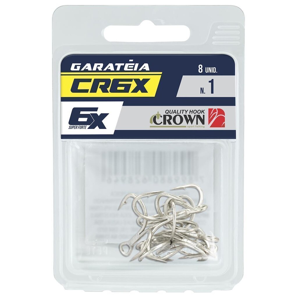 Garatéia CR6X NIQ. Nº1 c/ 8 Un - Crown