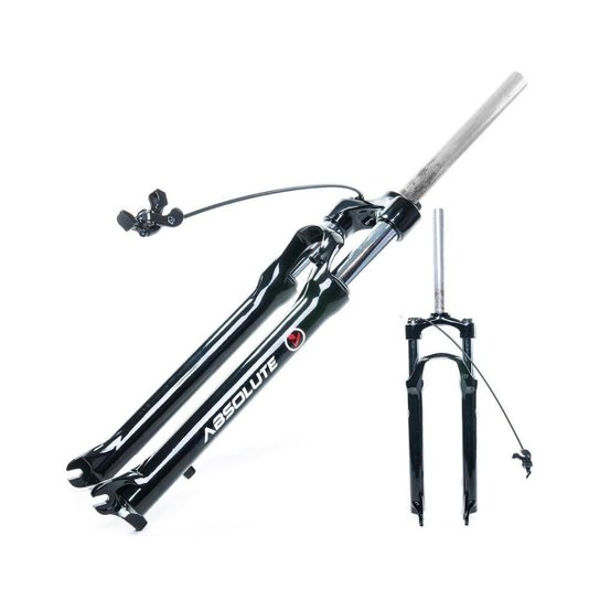 Garfo de Suspensão Absolute Nero 100mm - Preto Menor preço em Garfo de Suspensão Absolute Nero 100mm - Preto