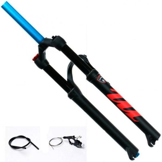 Garfo Suspensão 29 Manitou Markhor 100MM c/ trava no guidão - Preto Menor preço em Garfo Suspensão 29 Manitou Markhor 100MM c/ trava no guidão - Preto