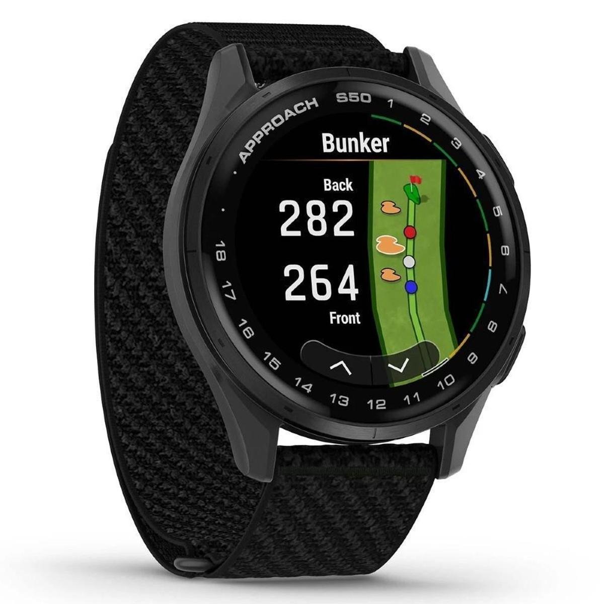 Garmin Approach S50 Smartwatch de Golfe GPS Monitor Cardíaco