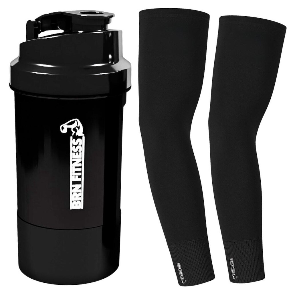 Garrafa 500ml + Manguito Proteção UV50 Ciclismo Esportes