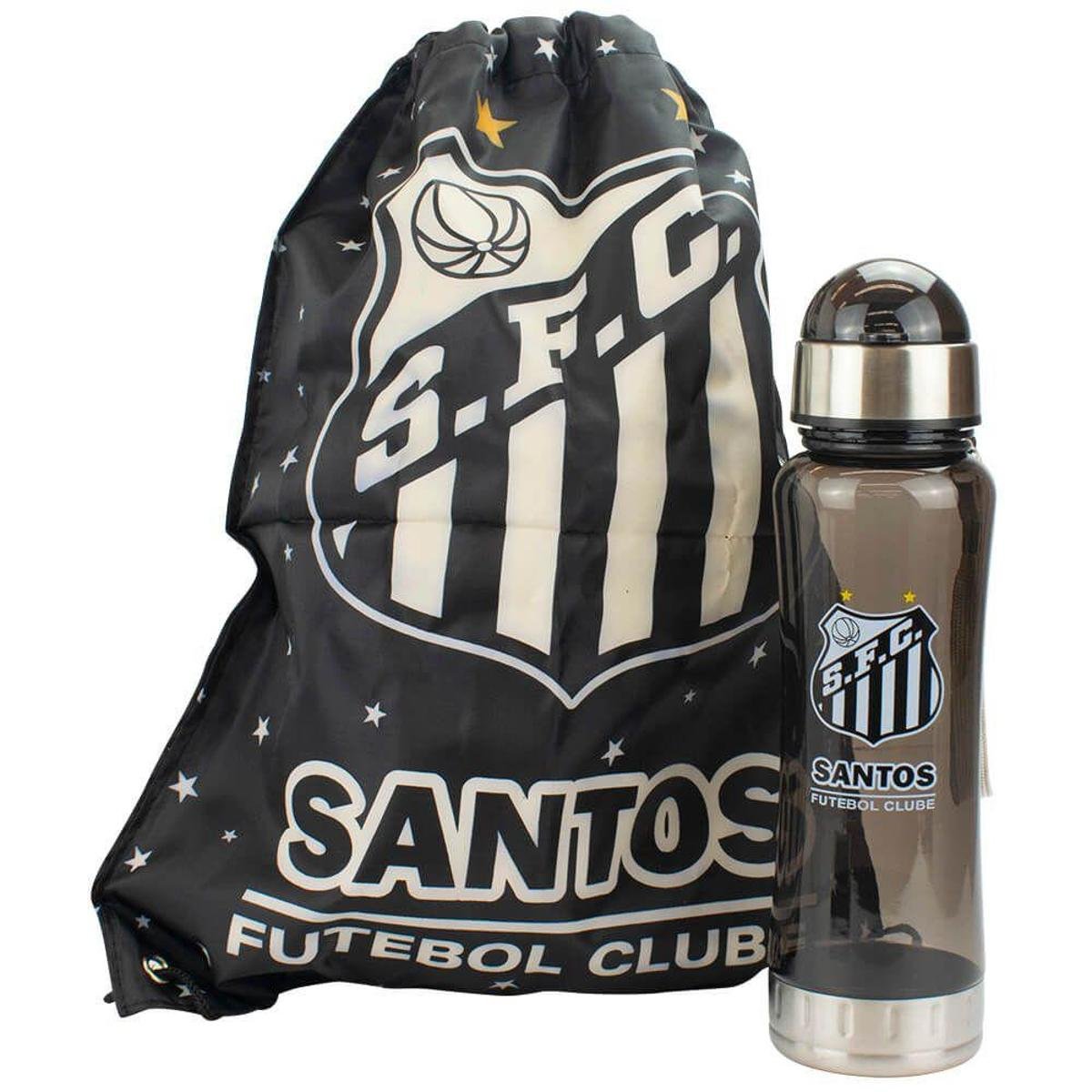 Garrafa 750ml Mochila Tipo Saco Santos