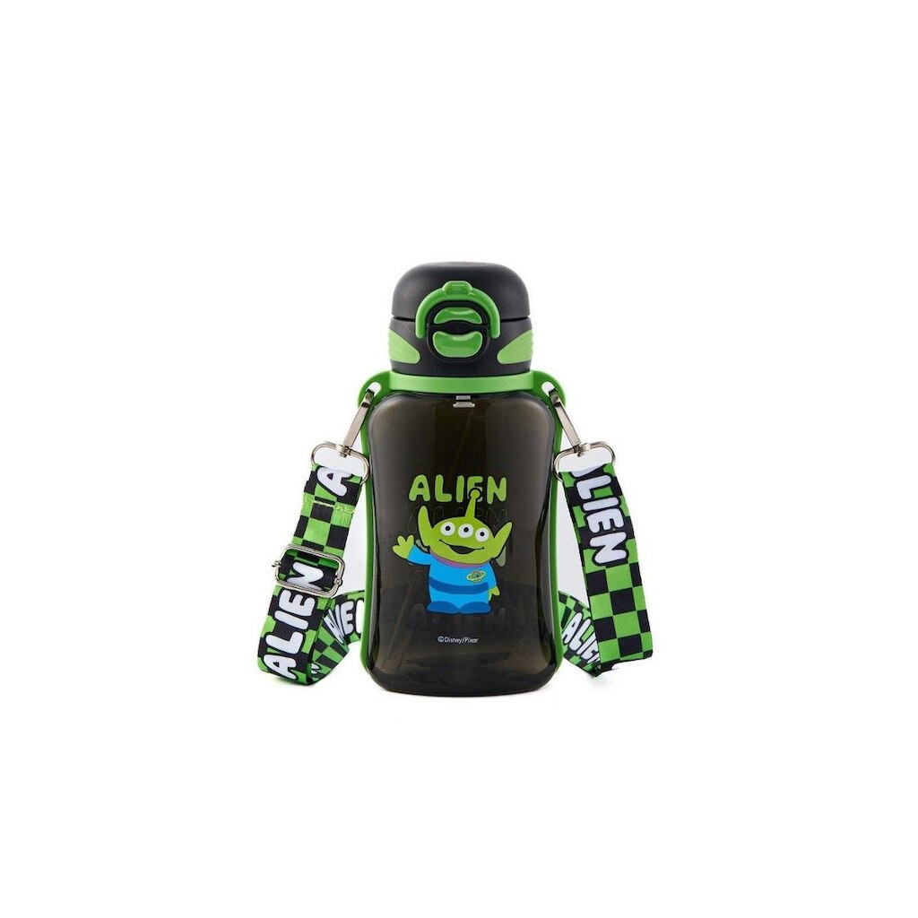 Garrafa Alien Verde Escolar Leve Segura Infantil Disney