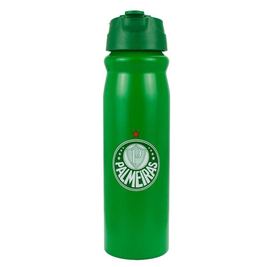 Garrafa Alumínio Canudo 650ml - Palmeiras