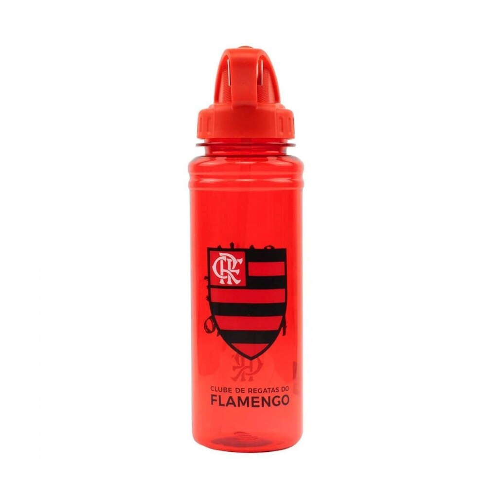 Garrafa Canudo Retrátil 700ml - Flamengo