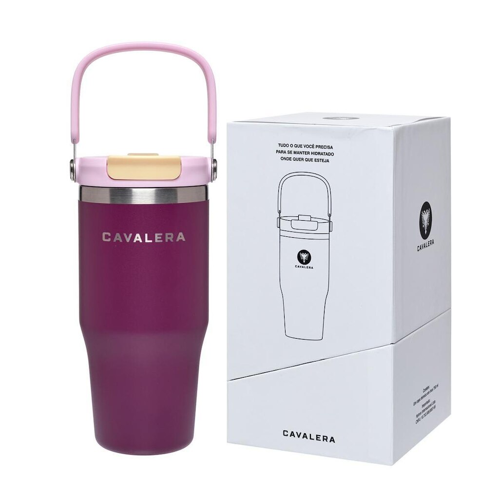 Garrafa Cavalera Alça Reforçada Inox 750ML