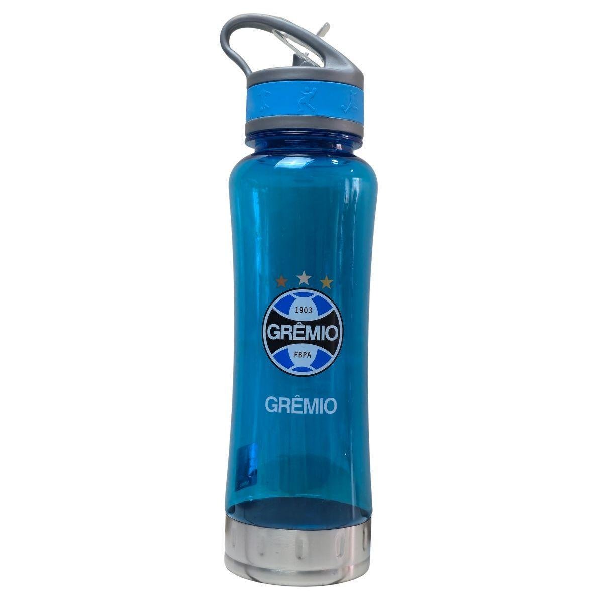 Garrafa Com Bolsa Mochila Grêmio 650ml Canudo Plástico Menor preço em Garrafa Com Bolsa Mochila Grêmio 650ml Canudo Plástico