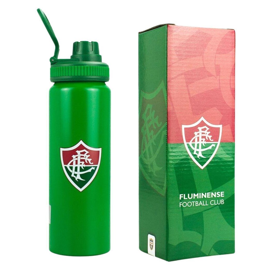 Garrafa Com Tampa Alumínio 750ml - Fluminense