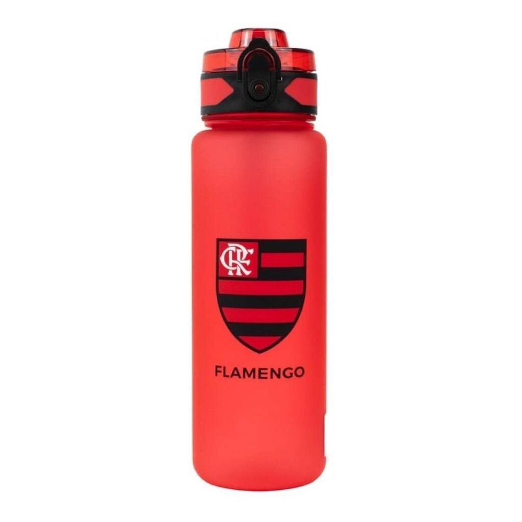 Garrafa De Plástico Fosco 600ml - Flamengo