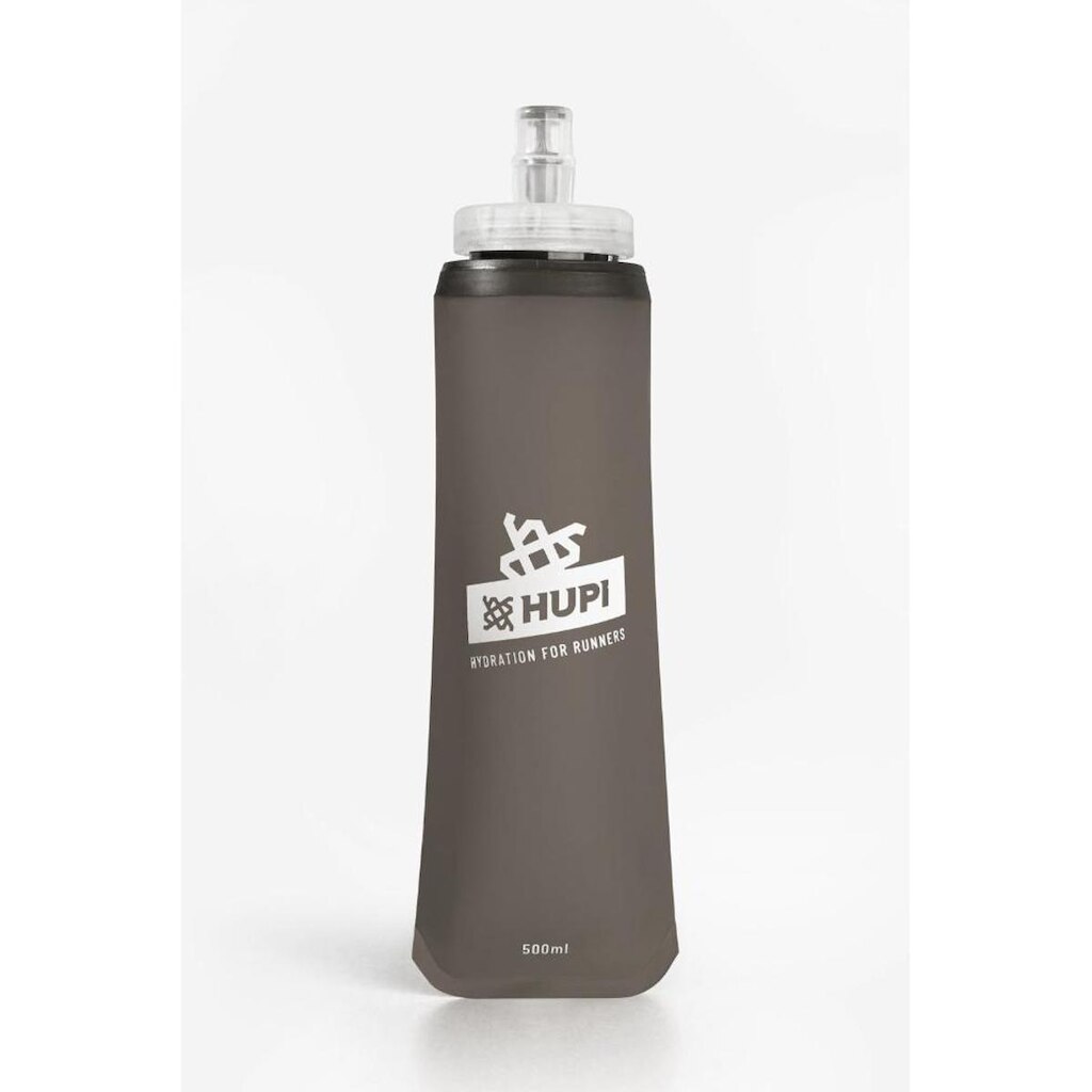 Garrafa Dobrável Soft Flash HUPI Cinza - 500ml