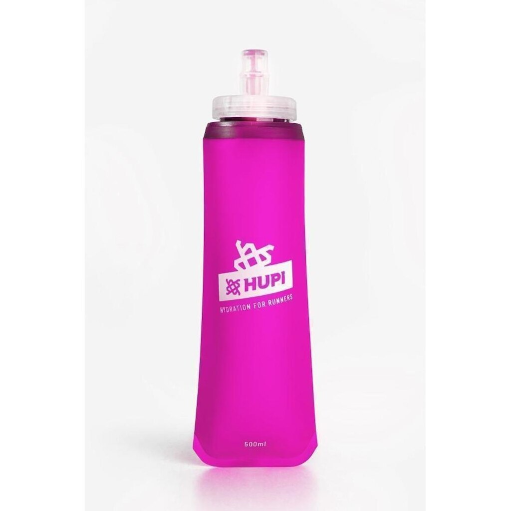 Garrafa Dobrável Soft Flash HUPI Rosa - 500ml