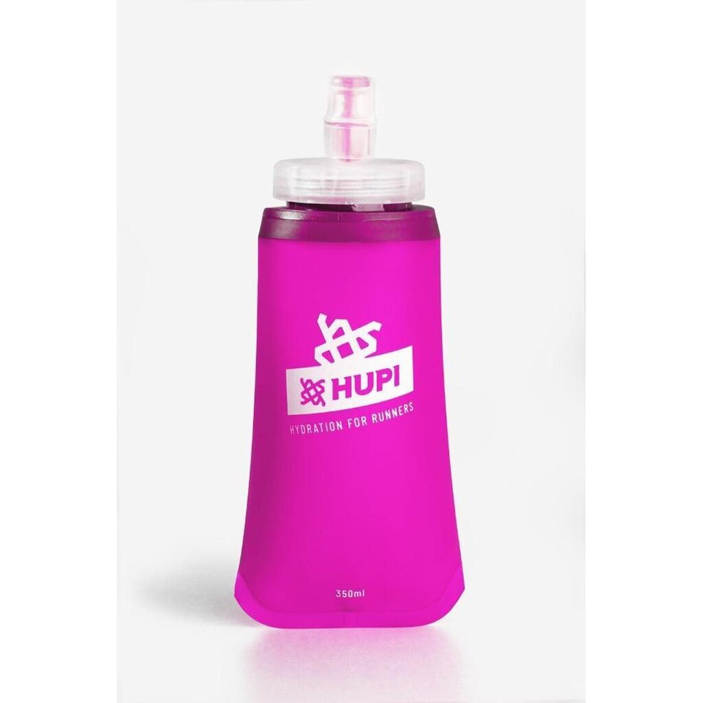 Garrafa Dobrável Soft Flask HUPI Rosa - 350ml