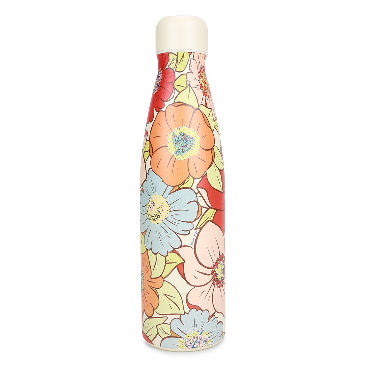 Garrafa Farm Glub Glub Floral Carolina 500ML Off White