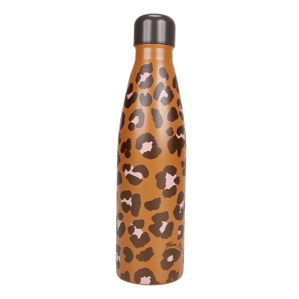 Garrafa Farm Glub Glub Onça 500ML Marrom+Preto