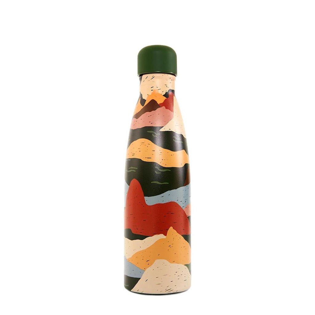 Garrafa Farm Rio Glub Glub 500ml Térmica Relevo Carioca