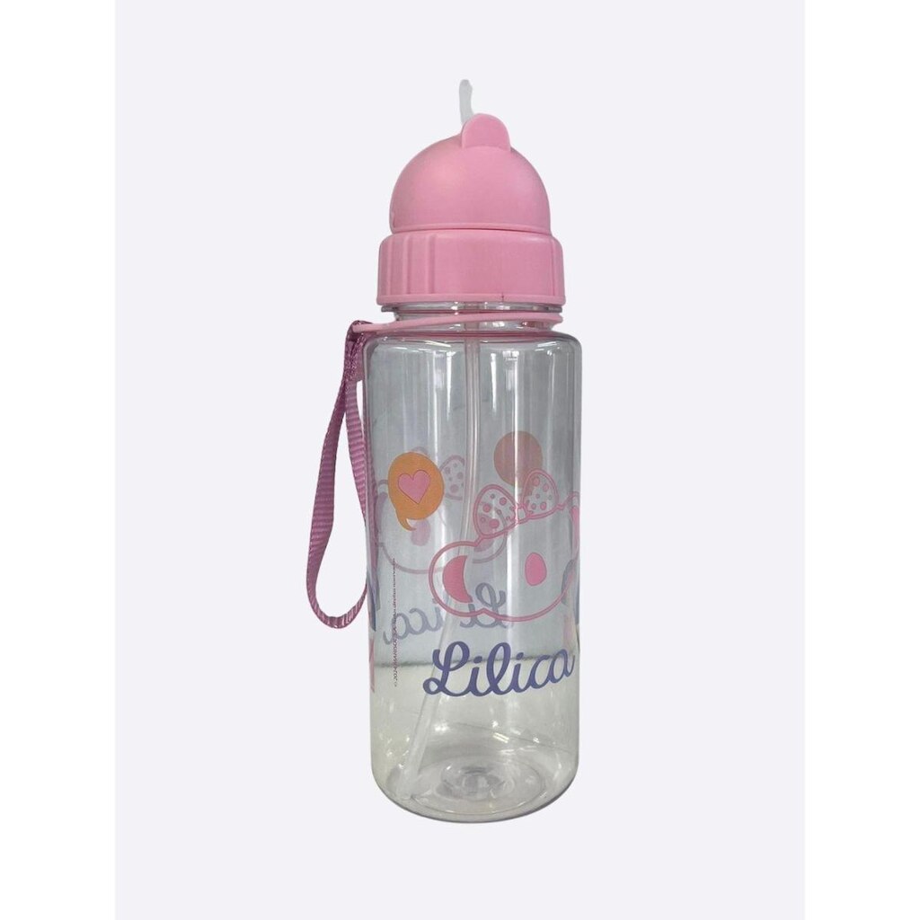 Garrafa Lilica Ripilica Glimmer Com Canudo 500ML