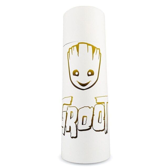 Garrafa Marvel Groot Térmica 1 Litro Big Hero Inox Tampa com Alça Vedada