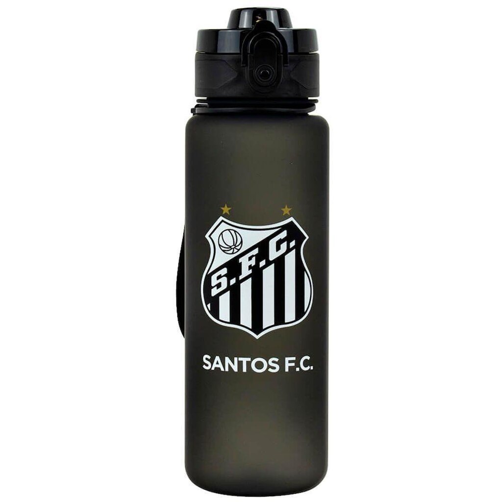 Garrafa Plástica 600ml Santos Oficial – Squeeze Esportiva Alvinegra