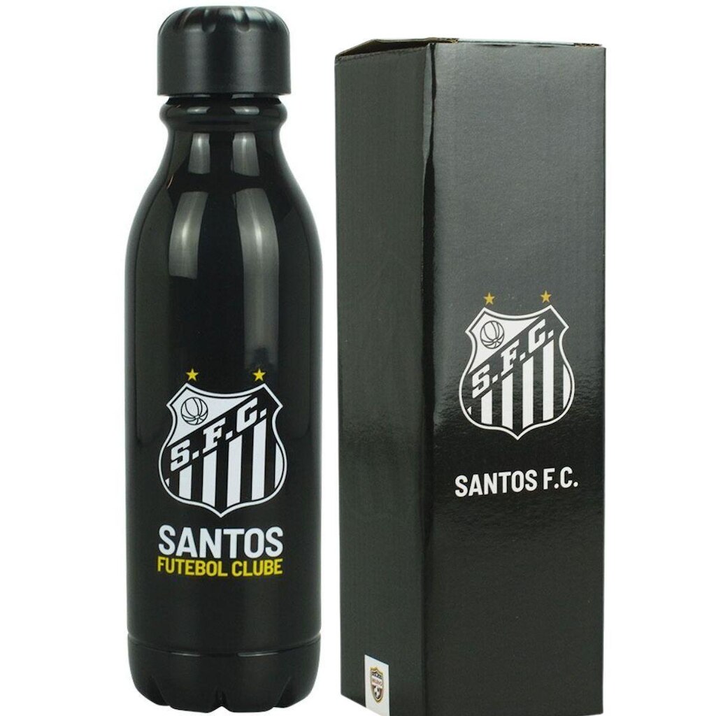 Garrafa Plástico Tampa Rosqueável 600ml - Santos