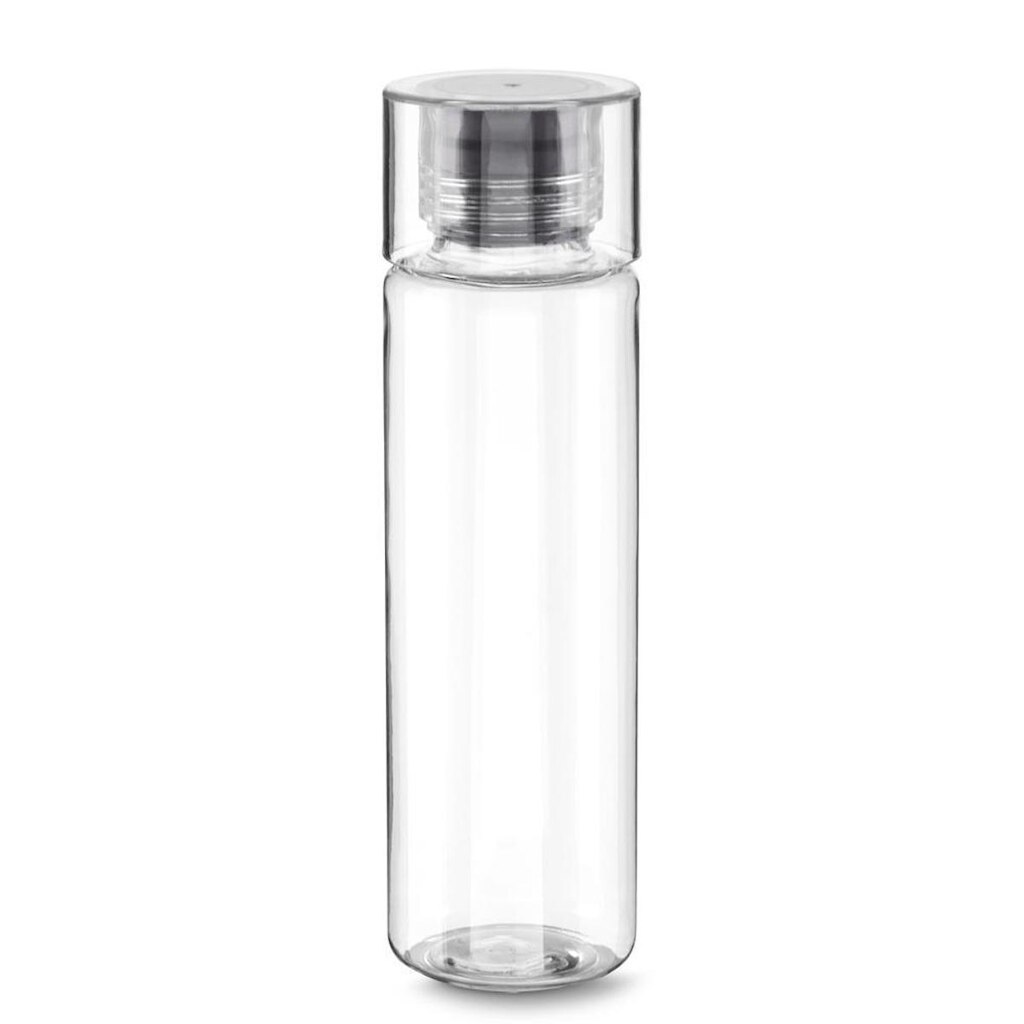Garrafa Squeeze 600ml de Plástico C/ Bico de Silicone
