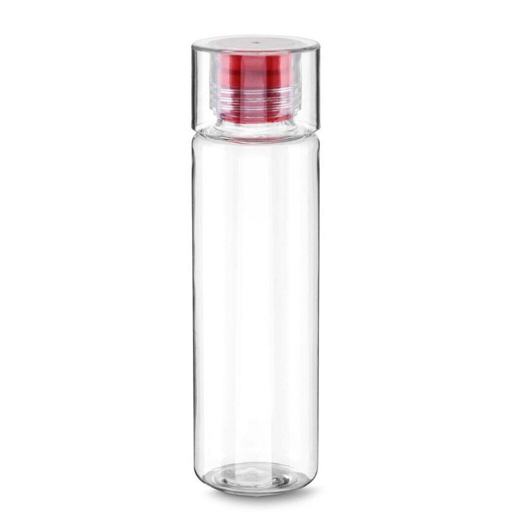Garrafa Squeeze 600ml de Plástico C/ Bico de Silicone