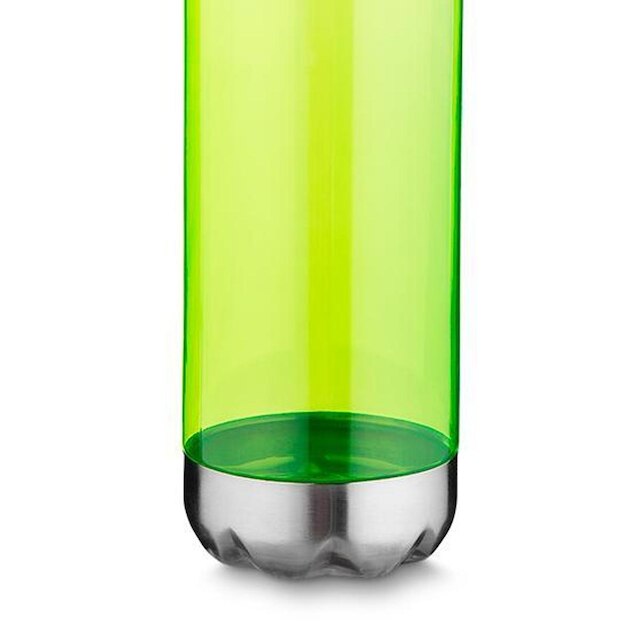Garrafa Squeeze 700ml de Plástico C/ Tampa e Base de Metal