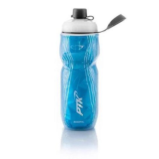 Garrafa Squeeze Caramanhola Térmica Azul 600ml Line Ptk - Preto Menor preço em Garrafa Squeeze Caramanhola Térmica Azul 600ml Line Ptk - Preto